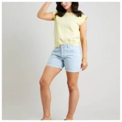 Light Yellow Dyed Sleeveless SweatshirtWith A Classic Crew Neck, Rolled Arm Holes And A Drushed Inner -Fashion Clothing Store il fullxfull.4862287663 5ag1