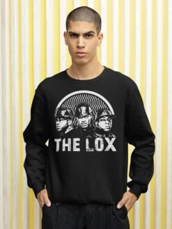 The Lox 90s Hip Hop Sweatshirt Old School Rap Shirts Rapper Clothing Jadakiss Eminem Jay-Z Nas Urban Streetwear Fashion Lil Wayne Kanye West