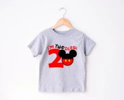 I'm Twodles T-Shirt, 2nd Birthday Shirts, Mickey Birthday Shirt, Minnie Mouse Shirt, 2nd Birthday Shirt For Boy And Girl, Kids Birthday Gift -Fashion Clothing Store il fullxfull.4875231534 1tk2