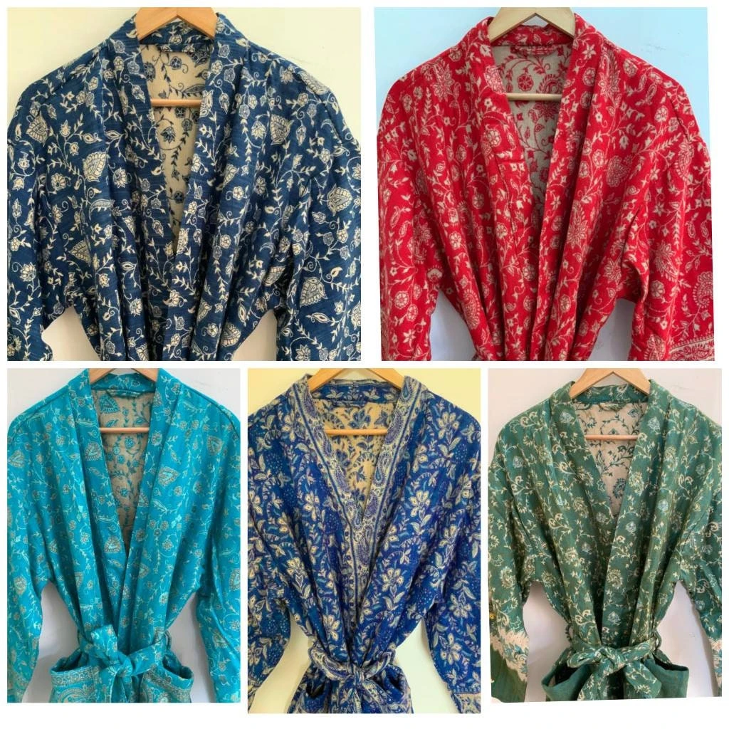 Sky Blue Yak Wool Unisex Kimono/Robe,Handmade Kimono,Winter Special,House Robe,Perfect For Gift Someone Special Or Occasionally. 3 Sky Blue Yak Wool Unisex Kimono/Robe,Handmade Kimono,Winter Special,House Robe,Perfect For Gift Someone Special Or Occasionally. - Image 3