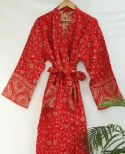 Unisex Handmade Yak Wool Mix Kimono/House Lounge Robe
