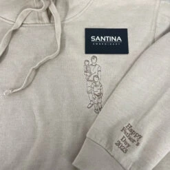 Embroidered Photo Outline Hoodie, Portrait Tshirt Sweatshirt, Fathers Day Sentimental Gift, Sweatshirt For Dad, Personalised Gift For Dad