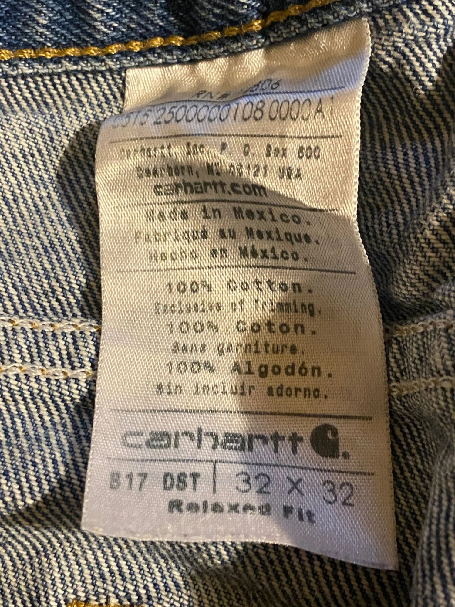 Authentic Vintage 2000s Carhartt Denim Shorts 8 Authentic Vintage 2000s Carhartt Denim Shorts - Image 8