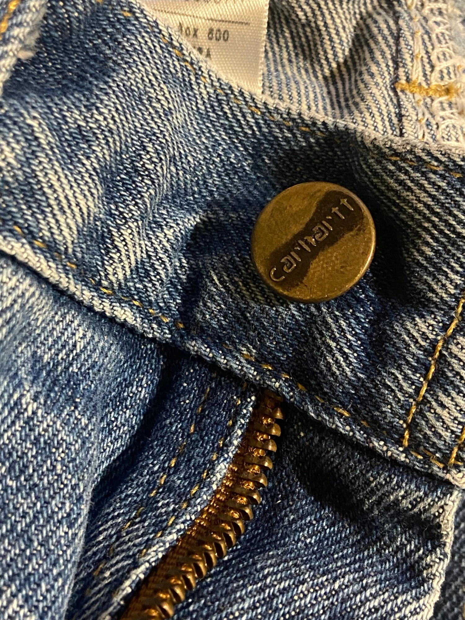 Authentic Vintage 2000s Carhartt Denim Shorts 7 Authentic Vintage 2000s Carhartt Denim Shorts - Image 7