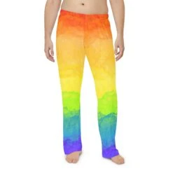 Men's Pajama Pants Rainbow Gay Pride, LGBTQ Pj Pants, Novelty Lounge Pants Men, Pride Flag Pj Bottoms, Pride Pajamas -Fashion Clothing Store il fullxfull.4962774200 drv5