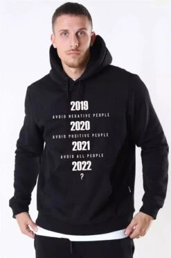 Avoid Negative People, Avoid Positive People Now 2022 What ? Funny Pandemic Hoodie Hoody Hood Hooded New Year 2022 Joke Unisex