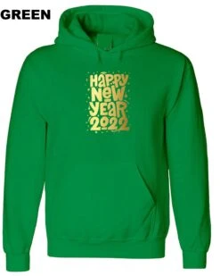 Happy New Year 2022 Hoodie Hoody Hood Hooded Gold Font Couple Gift Joke Top Unisex Ladies Men Top Trending -Fashion Clothing Store il fullxfull.4974541011 hjtc