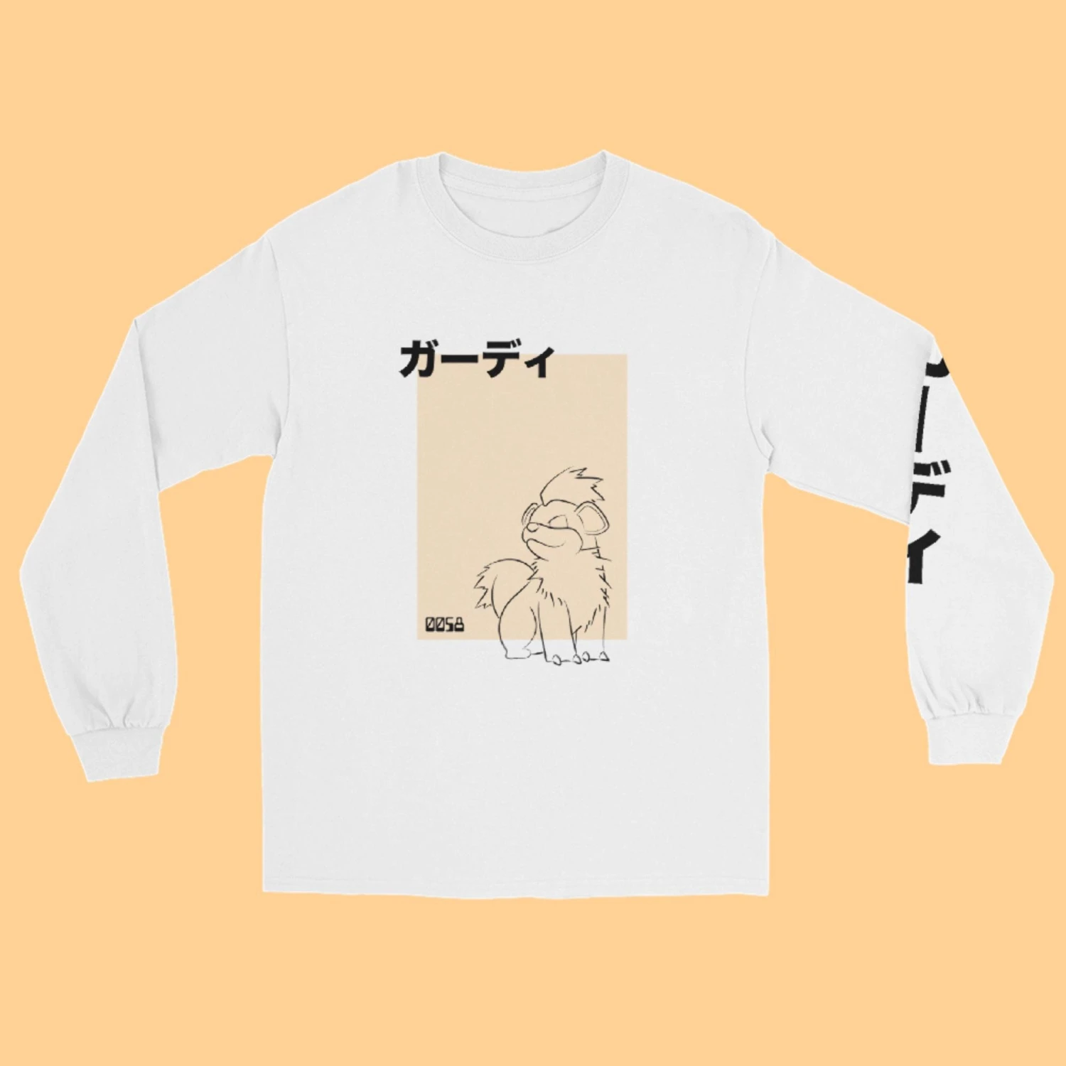 Growlithe Inspired Hoodie/Sweater/T-Shirt 7 Growlithe Inspired Hoodie/Sweater/T-Shirt - Image 7