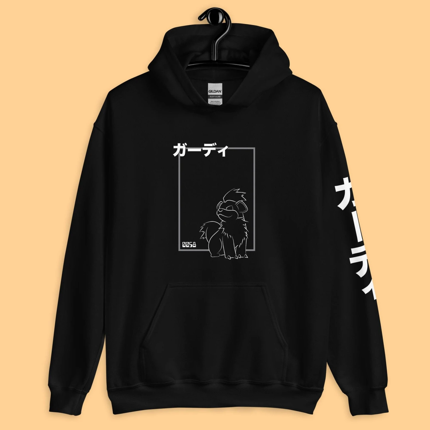 Growlithe Inspired Hoodie/Sweater/T-Shirt 2 Growlithe Inspired Hoodie/Sweater/T-Shirt - Image 2