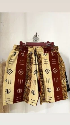 African Wax Mixed Shorts