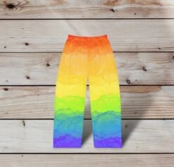 Men's Pajama Pants Rainbow Gay Pride, LGBTQ Pj Pants, Novelty Lounge Pants Men, Pride Flag Pj Bottoms, Pride Pajamas