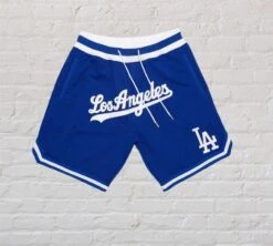 L.A Dodgers Shorts Just Don Retro Vintage Classic Sizes S - 2XL