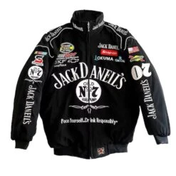 NASCAR Racing Bomber Jacket F1, Y2K, Embroidered, Unisex