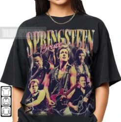 Bruce Springsteen Graphic Sweatshirt - Bruce Springsteen Vintage Graphic Tee - The Boss Music Bruce Springsteen Tour Rock Tour 2023 Shirt