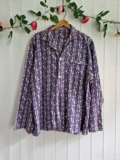 Mens Vintage Paisley Pyjamas, 60s 70s Brush Cotton Flannel Pyjamas, Good Quality Pyjama Set, Retro Gift For Him 12 Mens Vintage Paisley Pyjamas, 60s 70s Brush Cotton Flannel Pyjamas, Good Quality Pyjama Set, Retro Gift For Him -Fashion Clothing Store il fullxfull.5096631166 dxpd