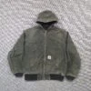 Carhartt Active Vintage Workwear Mesh Lined Jacket Green Men's XL