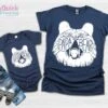 Papa Bear Baby Bear, Dad And Baby Matching T-shirt Baby Vest, Father's Day Gift Present, New Dad Gift, Dad Birthday Tshirt Son Gift To Dad T