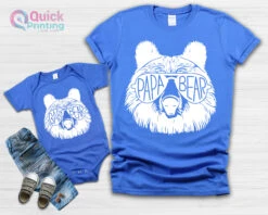 Papa Bear Baby Bear, Dad And Baby Matching T-shirt Baby Vest, Father's Day Gift Present, New Dad Gift, Dad Birthday Tshirt Son Gift To Dad T -Fashion Clothing Store il fullxfull.5100107868 38u3