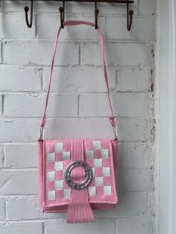 1960s Bubblegum Pink Mod Shoulder Bag