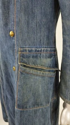 Vintage 70s Mens Coat, Long Denim Jacket, Blue Jean Jacket, Mens Pea Coat, Western Jacket, Dandy Mod Coat Men, 1970s Jacket Men 15 Vintage 70s Mens Coat, Long Denim Jacket, Blue Jean Jacket, Mens Pea Coat, Western Jacket, Dandy Mod Coat Men, 1970s Jacket Men -Fashion Clothing Store il fullxfull.5106862437 svlg