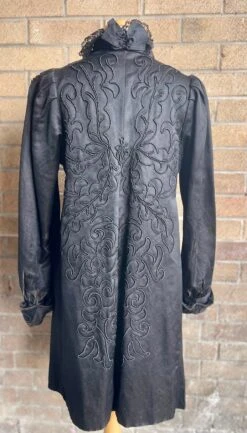 1800s Mourning Coat Ladies Riding Apparel Silk Satin Lace - Renovation -Fashion Clothing Store il fullxfull.5109923516 4fe3