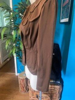 Rare & Unusual Vintage 1930s Brown Jacket By Forstmann -Fashion Clothing Store il fullxfull.5124945282 4zpf