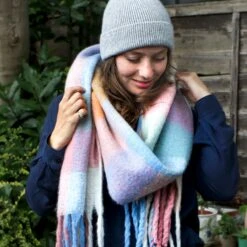 Warm Wool Hat And Chunky Scarf Gift Box Set