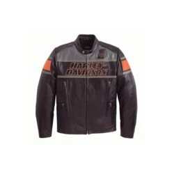 Men's Harley Davidson Motorbike Genuine Leather Jacket