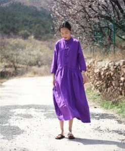 New Summer Vintage Loose Over Size Dress Robes -Fashion Clothing Store il fullxfull.5130239703 fpsi