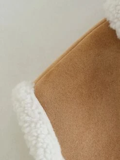 Handmade Women B3 Bomber Shearling Aviator Vintage Biker Sleeveless Real Leather Biker Vest -Fashion Clothing Store il fullxfull.5134019931 izmd