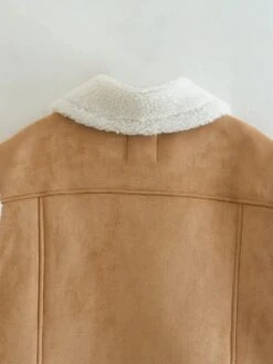 Handmade Women B3 Bomber Shearling Aviator Vintage Biker Sleeveless Real Leather Biker Vest -Fashion Clothing Store il fullxfull.5134019967 295o