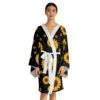 SunFlower Kimono Robe, Kimono Robe, Kimono Woman, Kimono Dress, Flower Kimono Robe, Flower Kimono Dress, Kimono Apparel Kimono Gawn