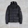 Moncler Puffer Jacket Black Goose Down Grenoble Mens Medium