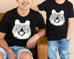 Papa Bear Baby Bear, Dad And Baby Matching T-shirt Baby Vest, Father's Day Gift Present, New Dad Gift, Dad Birthday Tshirt Son Gift To Dad T -Fashion Clothing Store il fullxfull.5148329175 f1kf