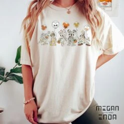 Comfort Colors® Disney Halloween Skeleton Shirt, Disney Halloween Matching Shirt, Disney Balloon Shirt, Mickey And Friends Halloween Shirt -Fashion Clothing Store il fullxfull.5154967071 8cxh