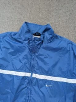 Nike Vintage Swoosh Logo Bomber Jacket Blue Men's XL Full Zip -Fashion Clothing Store il fullxfull.5156307643 h991
