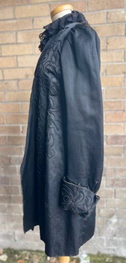 1800s Mourning Coat Ladies Riding Apparel Silk Satin Lace - Renovation -Fashion Clothing Store il fullxfull.5158148355 5dyl
