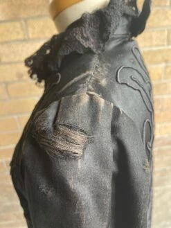 1800s Mourning Coat Ladies Riding Apparel Silk Satin Lace - Renovation -Fashion Clothing Store il fullxfull.5158148451 fykd