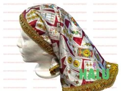 Quilla De Gitana En Satin/ Gypsy Satin Bandana/ Santeria Espiritismo Tarot