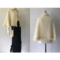 1970s Fluffy Cream Mohair Cape/ Vintage 1970’s Cream Mohair Wool Cape/ Vintage Fringed Mohair Cape/Scottish Mohair Cape 13 1970s Fluffy Cream Mohair Cape/ Vintage 1970’s Cream Mohair Wool Cape/ Vintage Fringed Mohair Cape/Scottish Mohair Cape -Fashion Clothing Store il fullxfull.5163957623 neoo