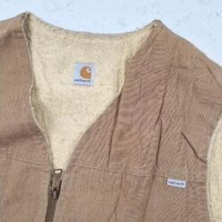 Carhartt Vintage Workwear Fleece Lined Gilet Jacket Brown Men's XXL 8 Carhartt Vintage Workwear Fleece Lined Gilet Jacket Brown Men's XXL -Fashion Clothing Store il fullxfull.5167795964 a4sb