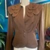 Rare & Unusual Vintage 1930s Brown Jacket By Forstmann