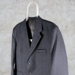 Burberry Striped Blazer Jacket Grey Wool 3 Button Pin Stripe Mens 44 -Fashion Clothing Store il fullxfull.5177368081 t0w0