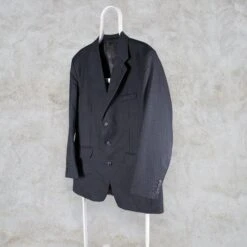 Burberry Striped Blazer Jacket Grey Wool 3 Button Pin Stripe Mens 44 -Fashion Clothing Store il fullxfull.5177368175 q72l