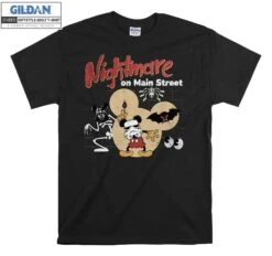 Nightmare On Main Street Mickey T-shirt Hoodie Kids Child Tote Bag Tshirt S-M-L-XL-XXL-3XL-4XL-5XL Gildan Oversized Men Women Unisex H172 -Fashion Clothing Store il fullxfull.5181814936 i35n