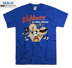 Nightmare On Main Street Mickey T-shirt Hoodie Kids Child Tote Bag Tshirt S-M-L-XL-XXL-3XL-4XL-5XL Gildan Oversized Men Women Unisex H172