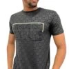 Mens Designer T Shirt, Couture Urban Hip Hop Tee Black