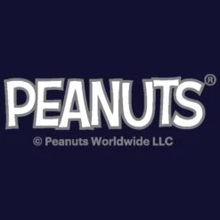 Peanuts Snoopy +Logo House Official Men's T-Shirt (Navy) -Fashion Clothing Store il fullxfull.5182980470 dx02