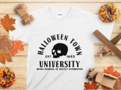 Halloween Town University Shirt: Ghosts, Witches, Mystery, Salem, Funny, Witchy, Horror, Spooky, Skeleton, Costume, Pumpkin, Ghost -Fashion Clothing Store il fullxfull.5183096748 cpfi