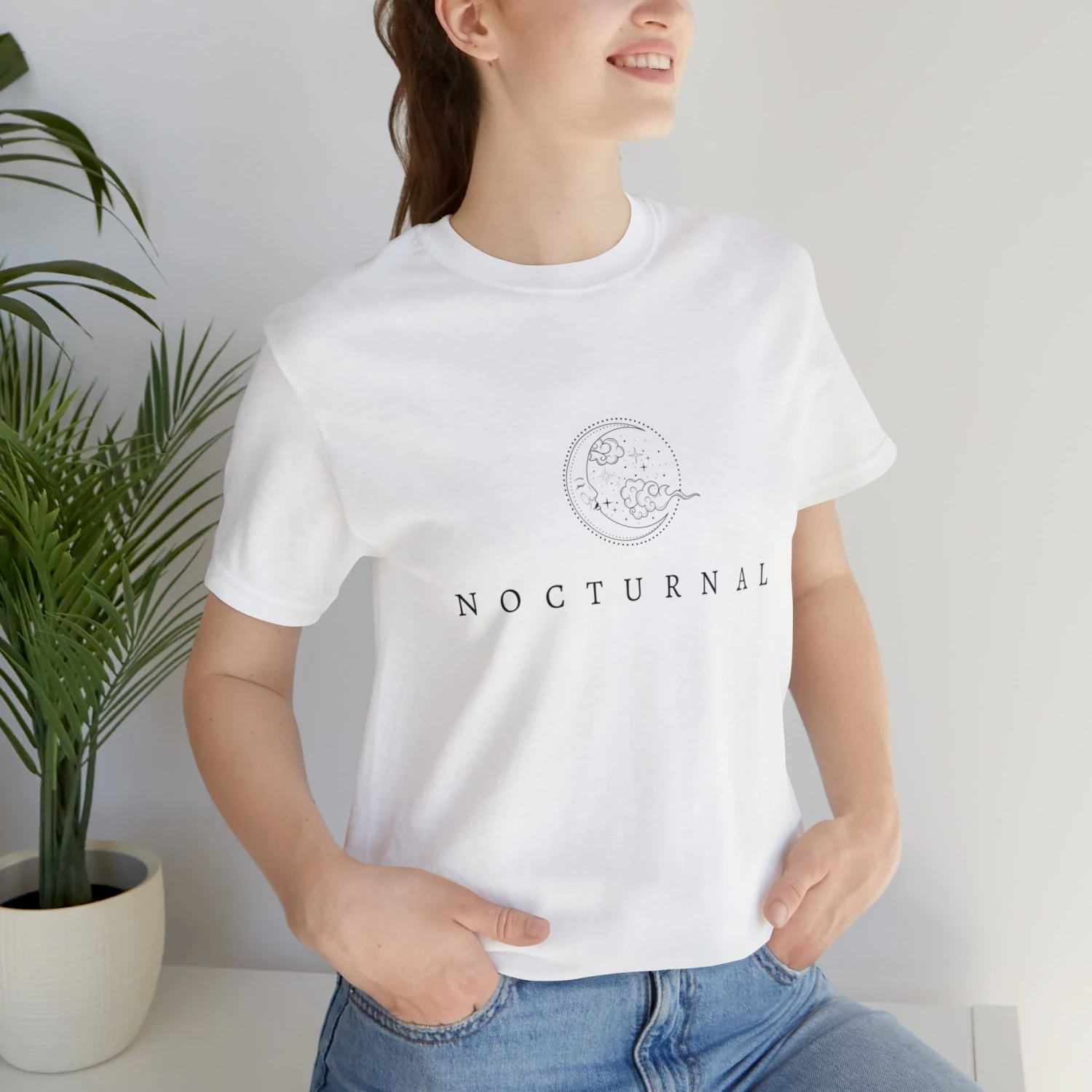 Nocturnal Moon Phase Shirt Moon T Shirt Jersey Soft Cotton Comfortable High Quality Great Fit Print Unisex Moon Phase Gift 7 Nocturnal Moon Phase Shirt Moon T Shirt Jersey Soft Cotton Comfortable High Quality Great Fit Print Unisex Moon Phase Gift - Image 7
